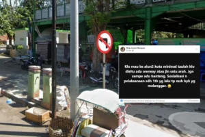 Pelanggaran Jalur Satu Arah Masih Marak di Sekitar Alun-Alun Kota Probolinggo