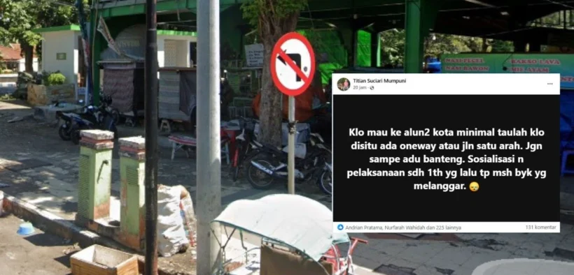 Masih banyaknya pelanggaran aturan lalu lintas, khususnya terhadap sistem jalur satu arah di Jalur Alun-Alun Kota Probolinggo