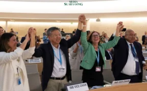 pandemi Covid-19, negara-negara anggota Organisasi Kesehatan Dunia (WHO) akhirnya sepakat mengadopsi Perjanjian Pandemi Global.