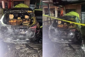 Mobil Terbakar di Singosari, Kerugian Capai Rp 245 Juta