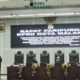 Suasana rapat paripurna DPRD Kota Malang saat Walikota mempresentasikan rancangan LKPJ 2025-2029 (Foto oleh: Galih)