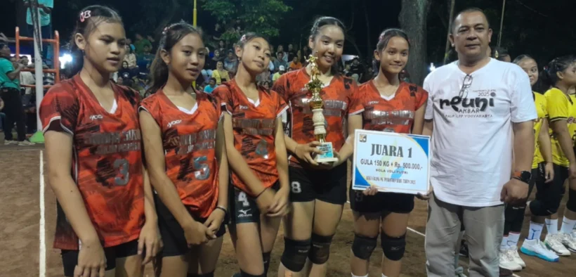 Tim Putri Tugurejo Kediri berhasil memenangkan Grand Final (Foto oleh: mid)