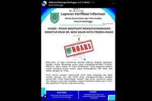 Waspada Penipuan WhatsApp Mengatasnamakan Direktur RSUD dr. Moh. Saleh Probolinggo