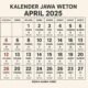 kalender jawa weton
