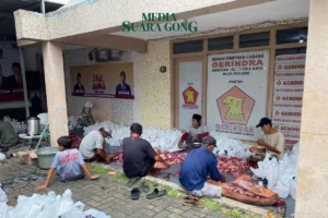 DPC Gerindra Malang Kurban “08”: Delapan Sapi dan Delapan Kambing di Idul Adha