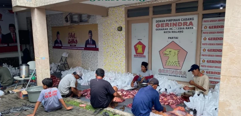 DPC Gerindra Malang Kurban