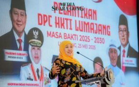 Gubernur Jawa Timur Khofifah Indar Parawansa mengajak DPC HKTI Lumajang berperan aktif wujudkan kedaulatan pangan