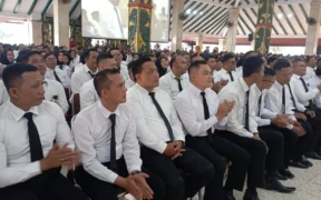 Sebanyak 3.850 PPPK Formasi Tahun 2024 Wilayah Pemerintah Kabupaten Malang, resmi menerima Surat Keputusan (SK) Pengangkatan