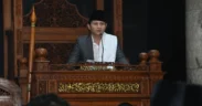 Bupati Trenggalek Mochamad Nur Arifin Salat Idul Adha 1446 H di Masjid Agung Baiturrahman, Jum'at pagi (6/6/2025)