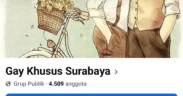 Kemunculan grup gay khusus surabaya di media sosial Facebook baru-baru ini gegerkan masyarakat, Polisi langsung cari adminnya