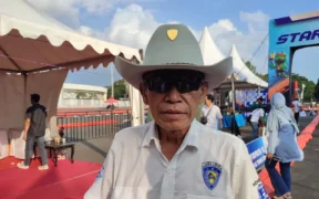 IMI Jawa Timur, Bambang Hari Wibowo, memberikan apresiasi tinggi terhadap suksesnya penyelenggaraan balap motor Porprov Jatim 2025