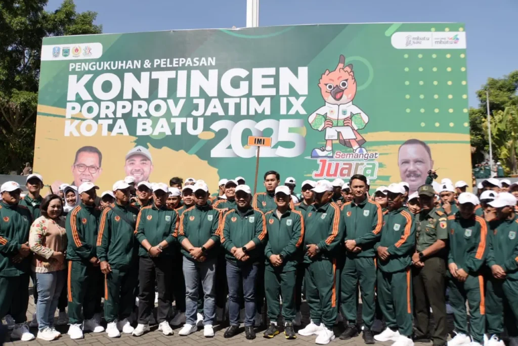 Pemerintah Kota Batu lepasan 724 kontingen Pekan Olahraga Provinsi (Porprov) Jawa Timur IX tahun 2025, Target 10 Besar dan 40 Emas
