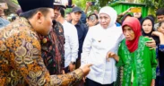 Kurangi Dampak Banjir dan Abrasi Sungai, Gubernur Khofifah pemasangan bronjong di 8 titik pada 3 sungai di Kabupaten Probolinggo.