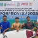 Atlet Selancar kontingen Kabupaten Malang di ajang Porprov Jawa Timur 2025 berhasil membawa pulang medali emas