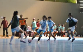 Tim Futsal Putri Kota Batu lolos ke babak 8 besar di group A Futsal Putri Pekan Olahraga Provinsi (Porprov) IX Jatim tahun 2025,