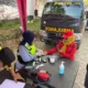 Peringati Hari Bhayangkara ke-79, Polres Batu menggelar layanan kesehatan gratis bagi masyarakat di Kawasan CFD Minggu (22/6/2025).