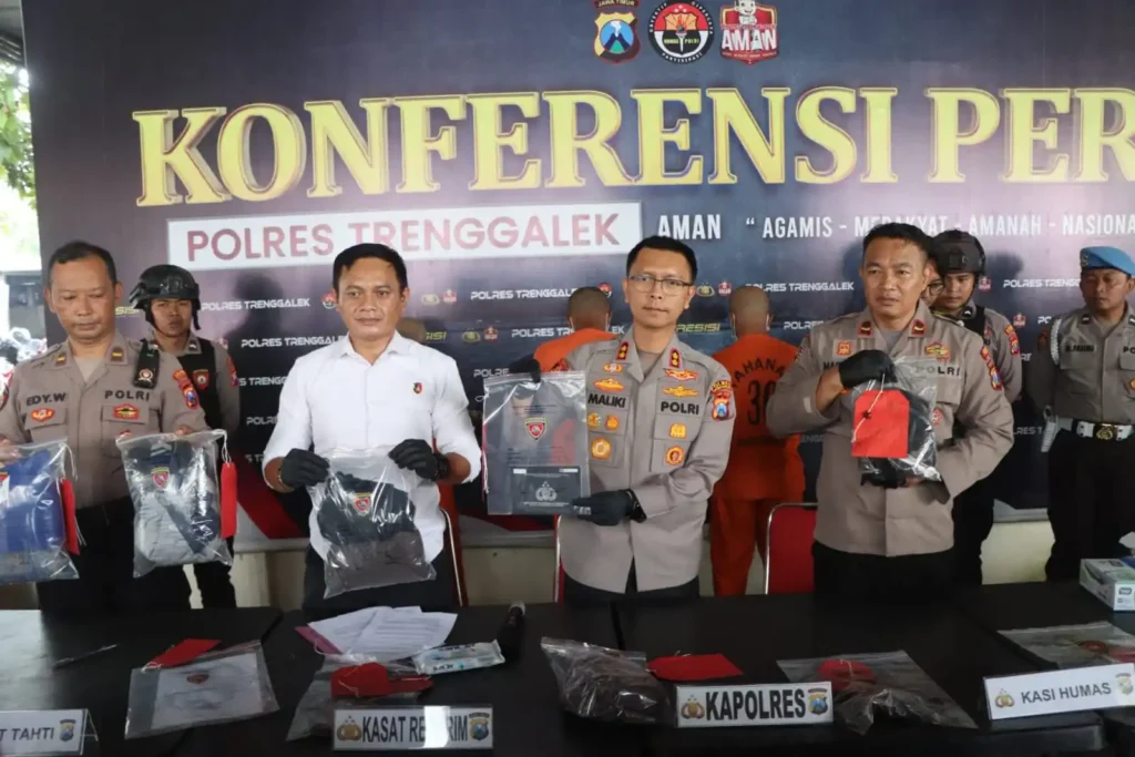 2 Residivis Spesialis Curanmor Dibekuk Satreskrim Polres Trenggalek