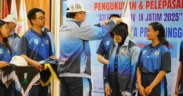 Wali Kota Probolinggo lepasan 217 atlet Kota Probolinggo yang akan bertanding dalam Pekan Olahraga Provinsi (Porprov) IX Jawa Timur