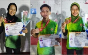 Kota Probolinggo mengukir prestasi dalam dunia olahraga panjat tebing dengan menyumbang 3 medali di Ajang KU Nasional