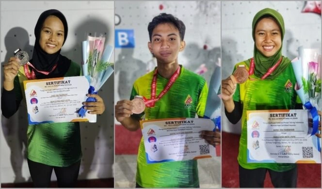 Kota Probolinggo mengukir prestasi dalam dunia olahraga panjat tebing dengan menyumbang 3 medali di Ajang KU Nasional