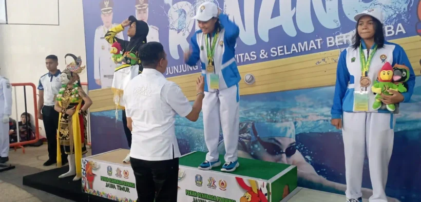 Atlet Renang dari Kontingen Kota Malang tampil gemilang dengan Boyong 2 Emas dan 2 Perunggu di Porprov Jawa Timur 2025