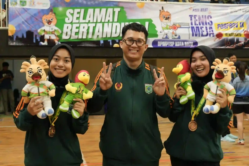 Tenis Meja Kota Batu Raih Medali Emas dan Perunggu dalam Ajang Porprov Jatim 2025 (Mf/Pers)