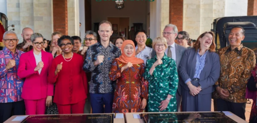 Khofifah resmikan kampus Kings College di Singhasari Malang (Foto oleh: Wahyu)