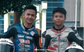 Rasya dan nabil atlet probolinggo berprestasi di balap motor