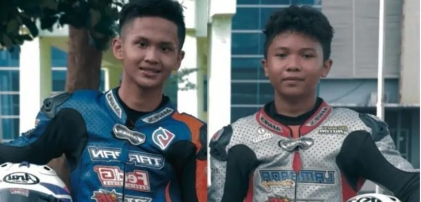 Rasya dan nabil atlet probolinggo berprestasi di balap motor