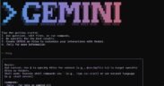 tampilan terminal setelah di install Gemini CLI Google