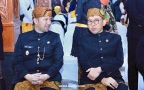 emil dardak dan Fadli Zon menghadiri resepsi Sembah Kasada Bhumi Hila-Hila Tengger
