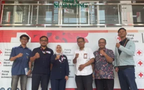 Polinema bekerjasama dengan PMI Kota Malang (Foto oleh: Indra)