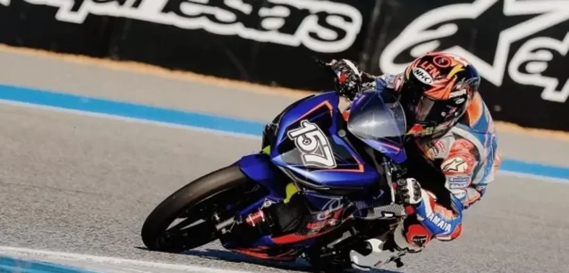 M. Murobbil Fathoni akrab di panggil M Robby Sakera gagal naik ke podium akibat kecelakaan di ronde kedua ARRC 2025