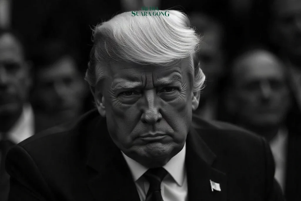 residen Amerika Serikat, Donald Trump, secara resmi menaikkan tarif impor baja dan aluminium dari 25% menjadi 50%.