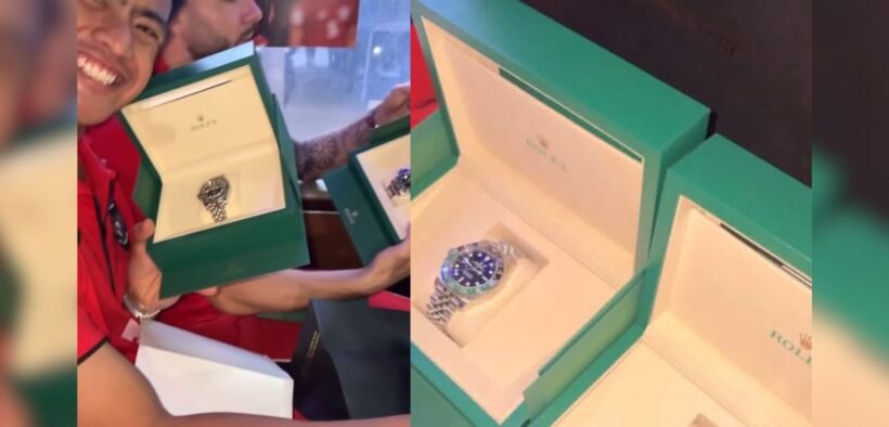 Para pemain Timnas Indonesia mendapat Jam Rolex dari Presiden RI Prabowo Subianto Usai diundang pada jamuan, Jumat (6/6/2025)