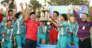 Gelaran turnamen Piala Soeratin U-13 dan U-15 tingkat Kota Kediri, Jawa Timur