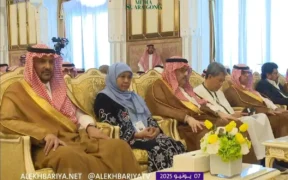 Gubernur Jawa Timur, Khofifah Indar Parawansa menghadiri pertemuan tahunan Haji yang digelar di Istana Mina, Arab Saudi, Sabtu (7/6/2025)