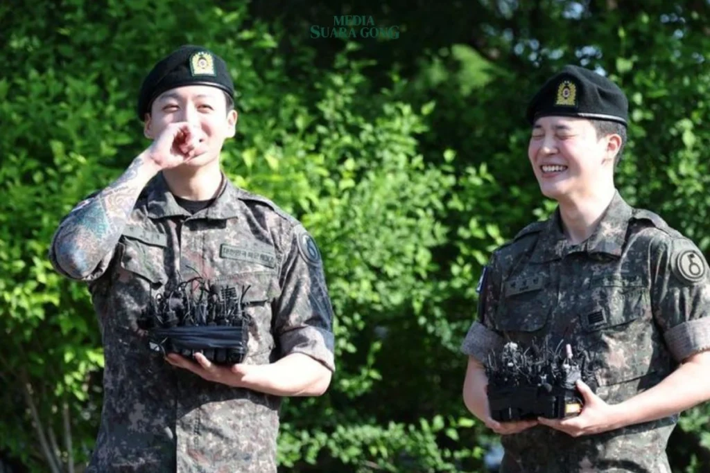 Jungkook dan Jimin BTS Rampung Wamil