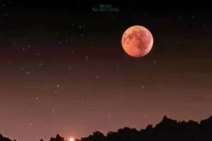 Fenomena Langka Strawberry Moon Hiasi Langit