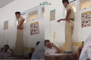 Viral! Guru SMP di Demak Tendang Siswa Saat Ujian