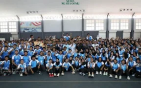 Wali Kota Malang, Wahyu Hidayat berikan Arahan kepada Atlet Kota malang menjelang Porprov IX Jawa Timur 2025 Lewat Character Building