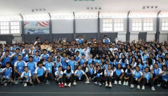 Wali Kota Malang, Wahyu Hidayat berikan Arahan kepada Atlet Kota malang menjelang Porprov IX Jawa Timur 2025 Lewat Character Building