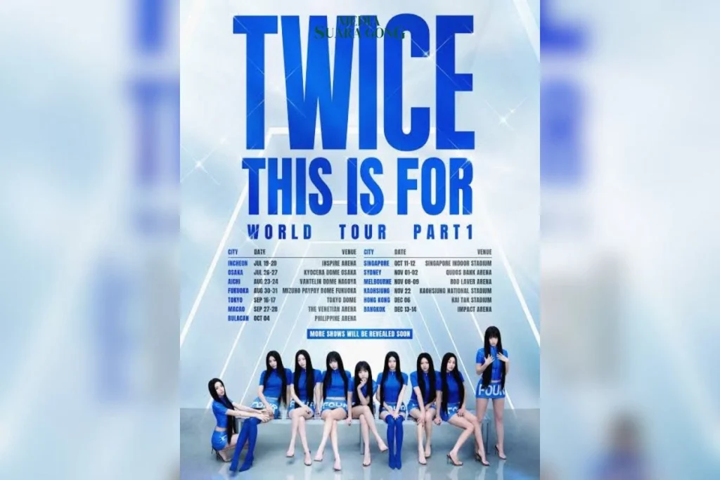 TWICE Umumkan Tur Dunia “THIS IS FOR”: Konser Global Mulai Juli