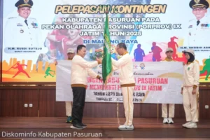 Bupati Pasuruan Lepas 464 Atlet Porprov Jatim IX 2025