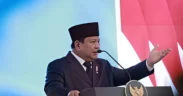 Presiden RI Prabowo Subianto saat mengumumkan kenaikan gaji hakim dalam acara pengukuhan calon hakim di Mahkamah Agung (MA), Jakarta, Kamis (12/6/2025).(YouTube Sekretariat Presiden )
