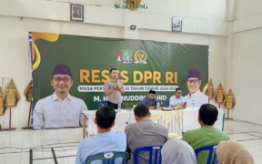 Cak Udin anggota Komisi XI DPR RI dan Sekjen PKB saat gelar Reses di Kota Batu (Mf/Pers)