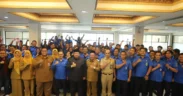 Perusahaan Umum Daerah Air Minum (Perumdam) Tirta Kencana Jombang menggelar kegiatan Evaluasi BUMD Air Minum.