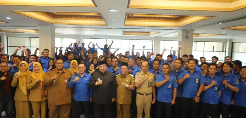 Perusahaan Umum Daerah Air Minum (Perumdam) Tirta Kencana Jombang menggelar kegiatan Evaluasi BUMD Air Minum.