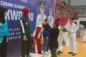 Cabor Taekwondo Kabupaten Malang Sumbang Perunggu Porprov Jatim 2025
