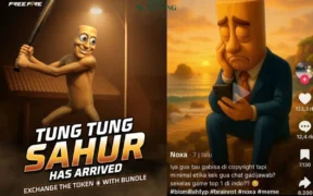 Game populer Garena Free Fire diduga langgar etika terhadap karya AI kreator lokal Noxa, yang dikenal melalui “Tung Tung Tung Sahur”,